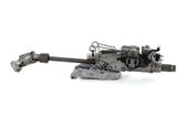 Steering wheel axle set