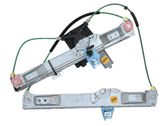 Front door window regulator with motor
