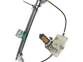 Rear door window regulator with motor