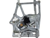 Rear door window regulator with motor