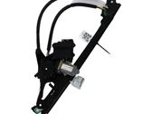 Front door window regulator with motor