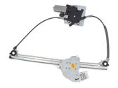 Front door window regulator with motor