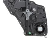 Rear door window regulator with motor