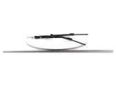 Front wiper blade arm
