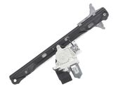 Rear door window regulator with motor