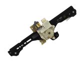 Rear door window regulator with motor