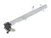 Front door window regulator with motor