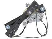 Front door window regulator with motor