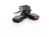 Rear seatbelt buckle