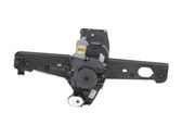 Rear door window regulator with motor