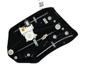 Rear door window regulator with motor