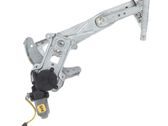 Front door window regulator with motor