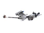 Steering wheel axle set