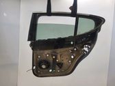 Rear door window regulator with motor