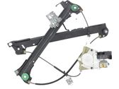 Front door window regulator with motor