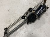 Front wiper linkage and motor