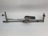 Front wiper linkage and motor