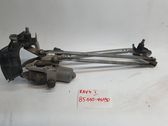 Tringlerie et moteur d'essuie-glace avant
