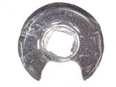 Rear brake disc plate dust cover