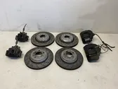 Brake discs and calipers set