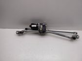 Front wiper linkage and motor