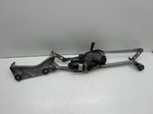 Front wiper linkage and motor