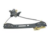 Rear door window regulator with motor