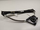 Rear window lifting mechanism without motor