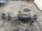 Rear axle beam with reductor