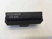 Passenger airbag on/off switch