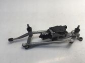 Front wiper linkage and motor