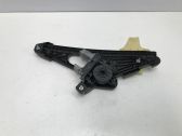 Rear door window regulator with motor