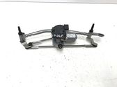 Front wiper linkage and motor