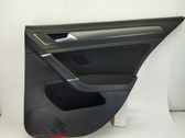 Rear door card panel trim