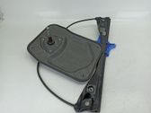 Rear door window regulator with motor