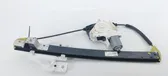 Rear door window regulator with motor