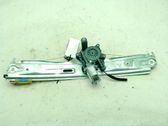 Rear door window regulator with motor