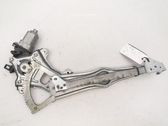 Rear door window regulator with motor