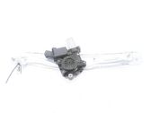 Rear door window regulator with motor
