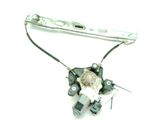 Front door window regulator with motor