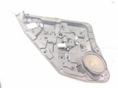 Rear door manual window regulator