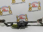 Front wiper linkage and motor