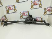 Front wiper linkage and motor
