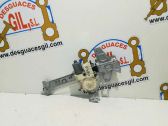 Rear door window regulator with motor