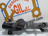 Front wiper linkage and motor