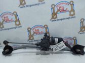 Front wiper linkage and motor