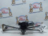 Front wiper linkage and motor