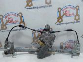 Rear door window regulator with motor
