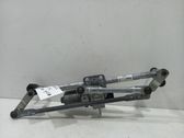 Front wiper linkage and motor