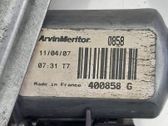 Front door window regulator with motor